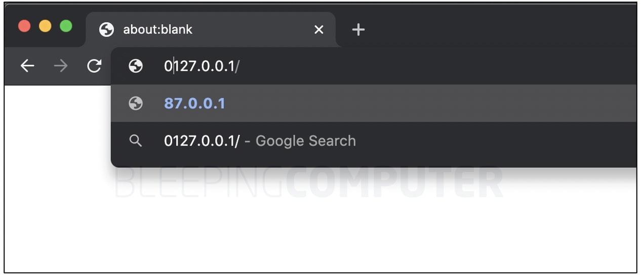 ip address leading zero