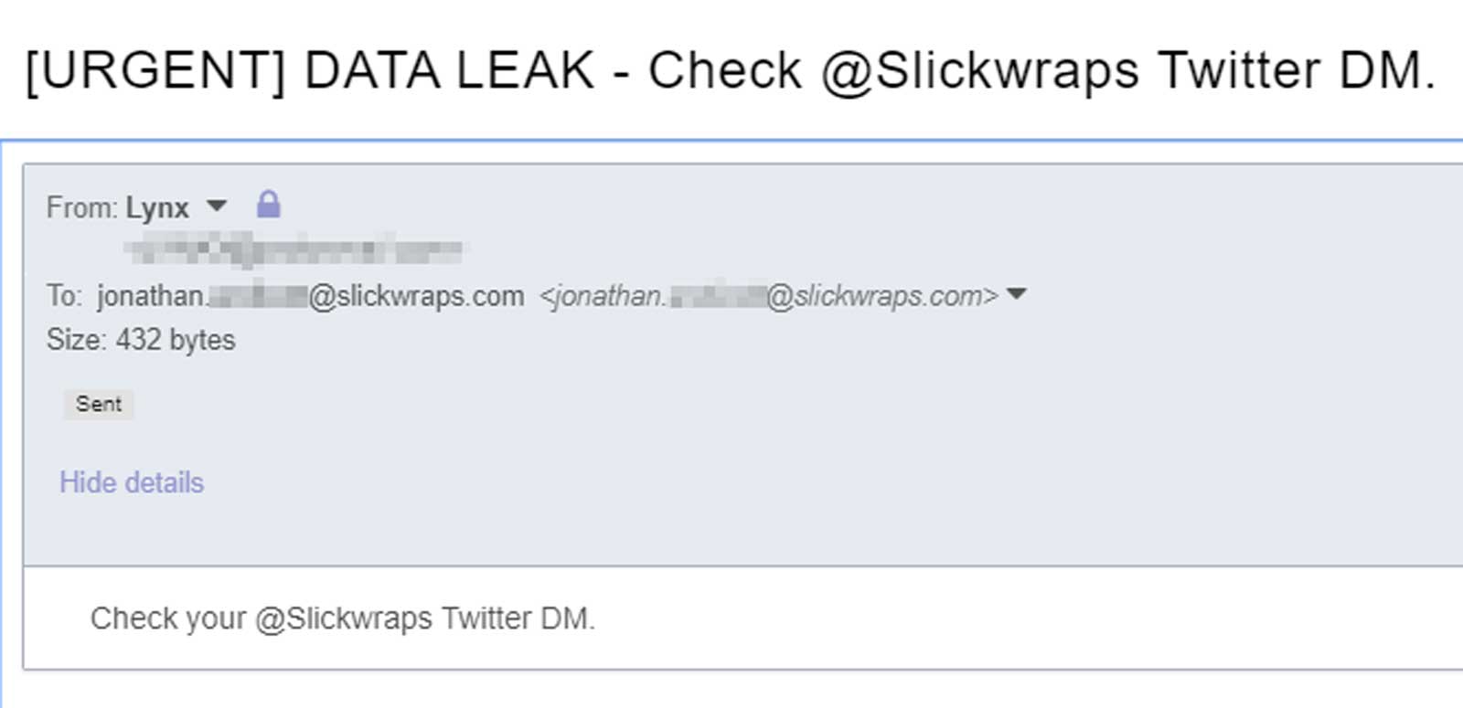 lynx email