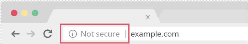 not secure