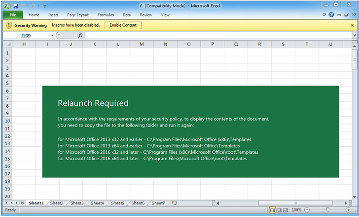 emotet excel
